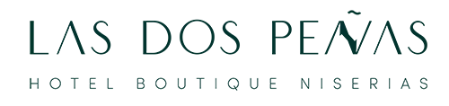 Logo Las dos penas transparente verde